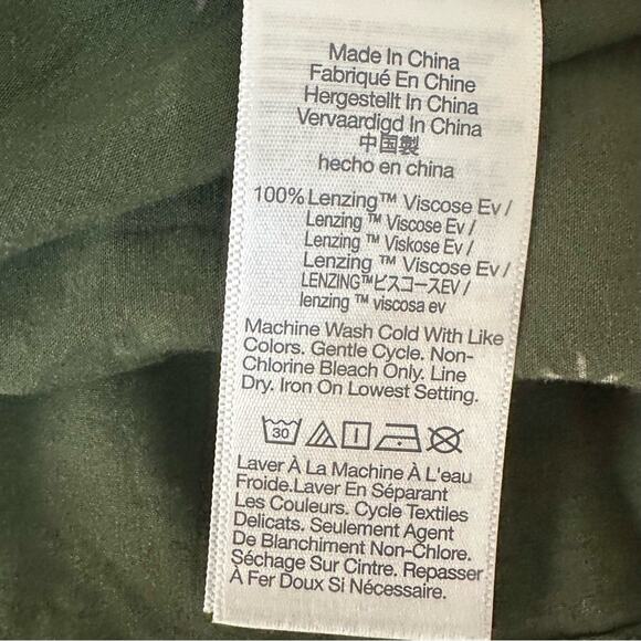 MADEWELL Ruffle Tiered Ditsy Floral Mini Skirt Print Green Spring Small - Picture 6 of 9